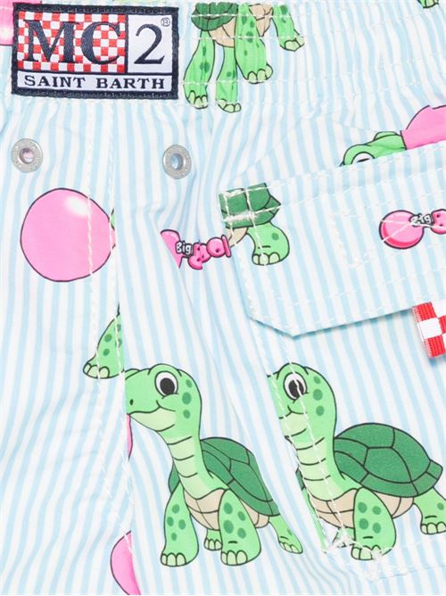 Boxer mare bambino MC2 Saint Barth bianco con stampa MC2 SAINT BARTH Kids | JEAN02201L